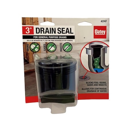 Tinkertools 2 in. Dia. Plastic General Purpose Floor Drain, Black TI3310242